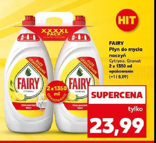 Płyn do mycia naczyń granat Fairy promocja