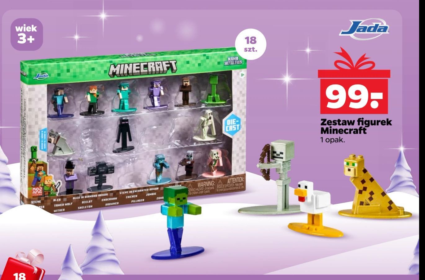 Figurki minecraft Jada promocja w Netto