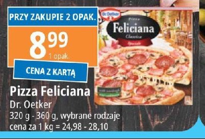 Pizza speciale Dr. oetker feliciana promocja