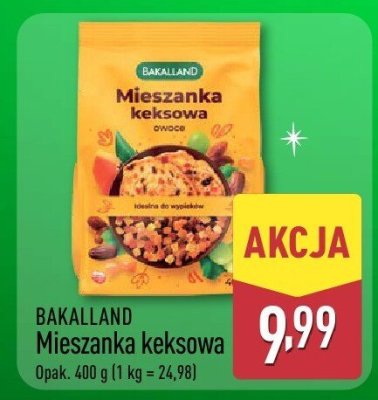 Mieszanka keksowa BAKALLAND promocja w Aldi