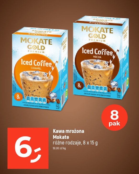Iced coffee mocha Mokate gold promocja w Dealz