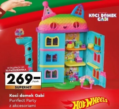 Koci domek Gabi Purrfect Party z akcesoriami promocja w Biedronka