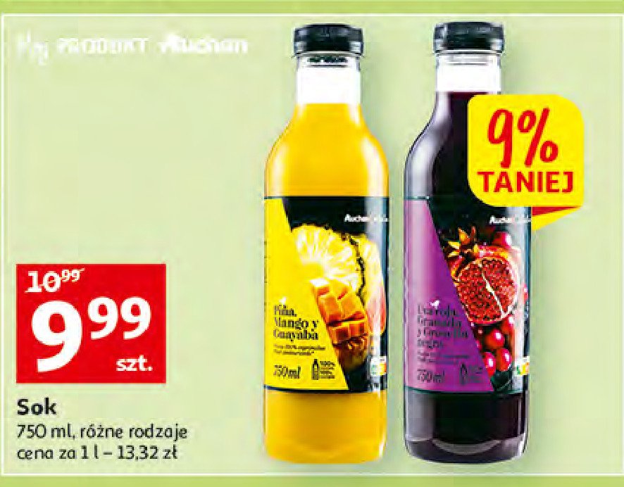 Sok z granatu Auchan promocja