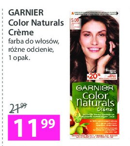 Krem koloryzujący do włosów 5.00 Garnier color naturals creme promocja