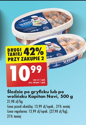 Śledzie po gryficku Kapitan Navi promocja