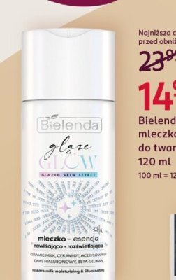 Mleczko-esencja do twarzy Glaze Milk Essence promocja w Rossmann