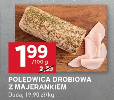 Polędwica drobiowa z majerankiem Duda promocja w Stokrotka