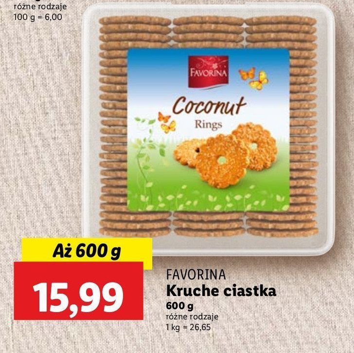 Ciasteczka 艣wi膮teczne Favorina promocja