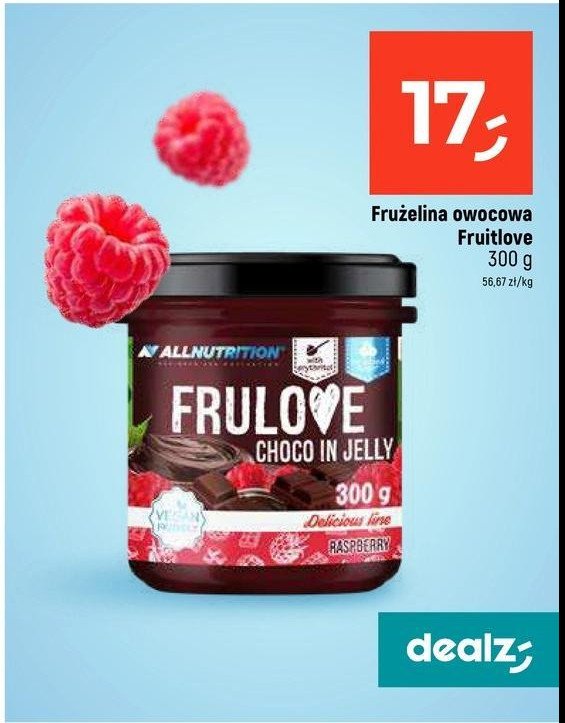 Krem czekoladowy z malinami Allnutrition frulove promocja