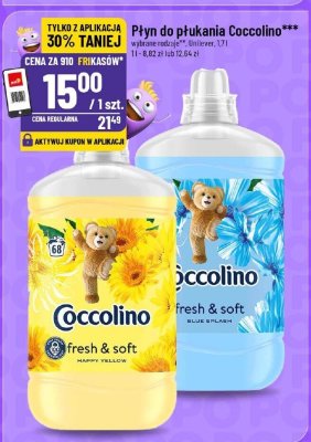 Płyn do płukania Coccolino Fresh & Soft promocja w POLOmarket