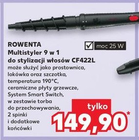 Urządzenie do stylizacji włosów 9w1 cf422l Rowenta promocja