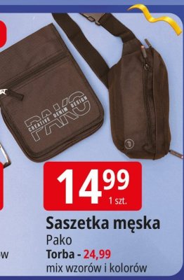 Saszetka męska Pako promocja w Leclerc