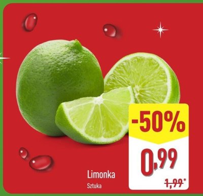 Limonka 1 szt. promocja w Aldi
