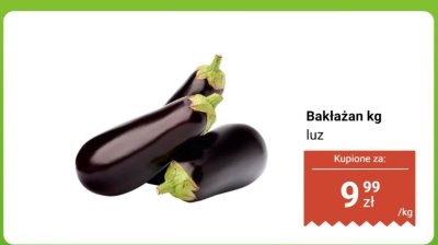 Bakłażan luz promocja w Biedronka