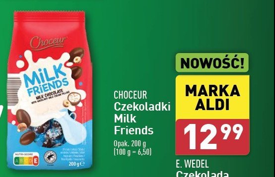 Czekoladki milk friends Choceur promocja