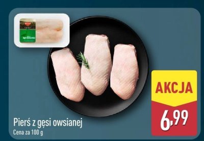 Pierś z gęsi owsianej promocja w Aldi