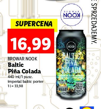 Piwo Nook baltic pina colada promocja