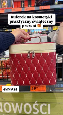Kuferek na kosmetyki  promocja w Biedronka
