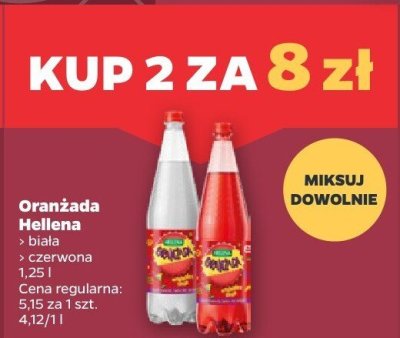 Oranżada biała 1,25 l promocja w Netto