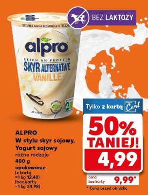 W stylu skyr sojowy, Yogurt sojowy różne rodzaje promocja w Kaufland