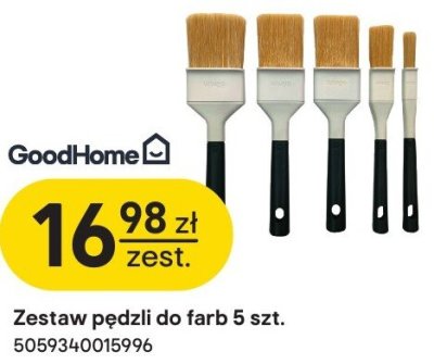 Zestaw pędzli do farb promocja w Castorama