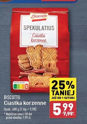 Ciastka korzenne Biscotto promocja