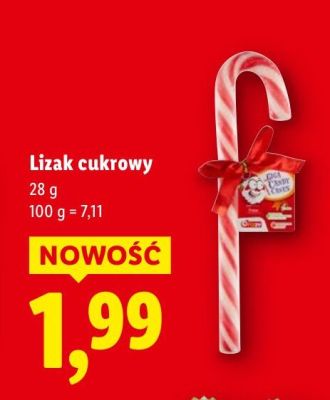 Lizak cukrowy promocja w Lidl