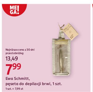 Pęseta do depilacji brwi Ewa schmitt promocja w Rossmann