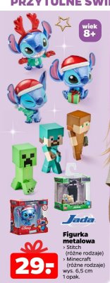 Figurka metalowa Minecraft promocja w Netto
