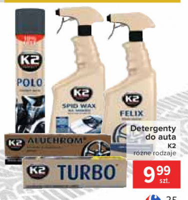 Wosk do karoserii na mokro K2 spid wax promocja