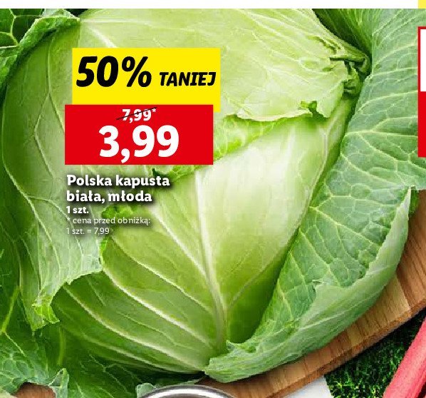 Kapusta młoda polska promocja w Lidl
