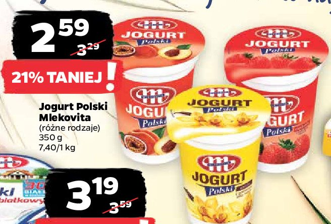 Jogurt wanilia Mlekovita jogurt polski promocja