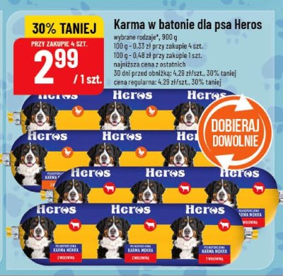 Karma w batonie dla psa, wybrane rodzaje promocja w POLOmarket