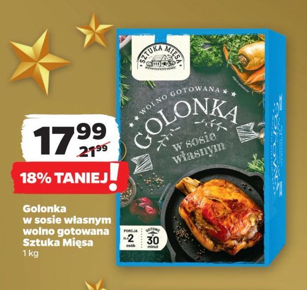 Golonka w sosie własnym wolno gotowana SZTUKA MIĘSA NETTO promocja