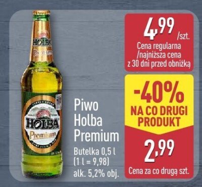 Piwo Holba Premium promocja w Aldi