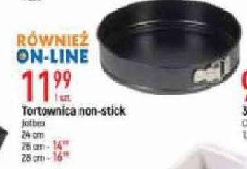 Tortownica non-stick 26 cm Jotbex promocja