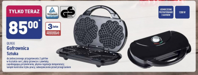 Gofrownica Quigg promocja