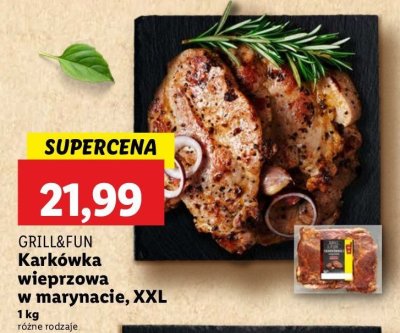 Kark贸wka wieprzowa w marynacie Grill and fun promocja