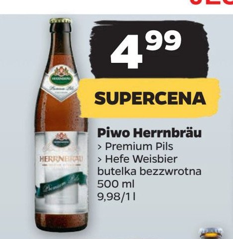 Piwo Herrnbrau weizen promocja