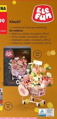 Klocki świecące elementy, różne rodzaje promocja w Biedronka