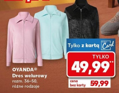 Dres welurowy promocja w Kaufland