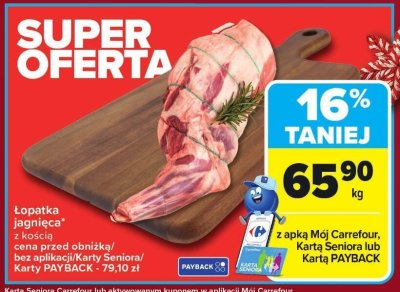 Łopatka jagnięca z kością promocja w Carrefour Market