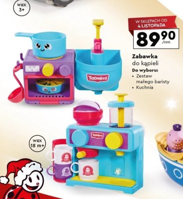 Zabawka do kąpieli małego baristy Kuchnia Toomies promocja w Biedronka