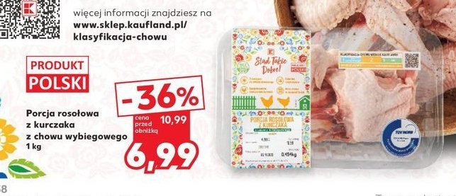 Porcja rosołowa z kurczaka K-classic stąd takie dobre! promocja