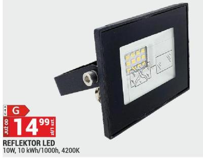 Reflektor LED 10W, 10 kWh/1000h, 4200K promocja w Merkury Market