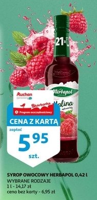 Syrop malina Herbapol promocja