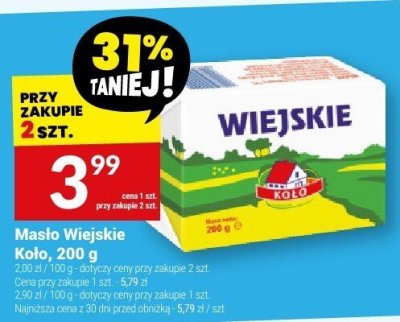 Masło Wiejskie Koło promocja w Twój Market