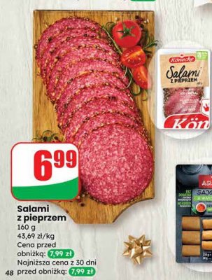 Salami z pieprzem 2 rodzaje promocja w Dino