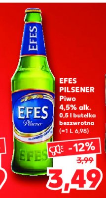 Piwo Efes pils promocja