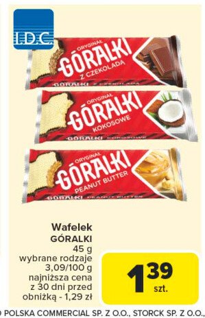 Wafelek peanut butter G贸ralki promocja